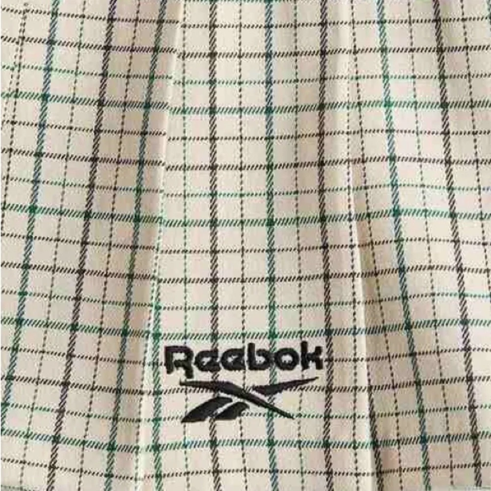 H&M Reebok Checkered Skirt with Elastic Waist